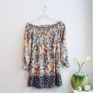 Charlotte Russe Off The Shoulder Boho Dress